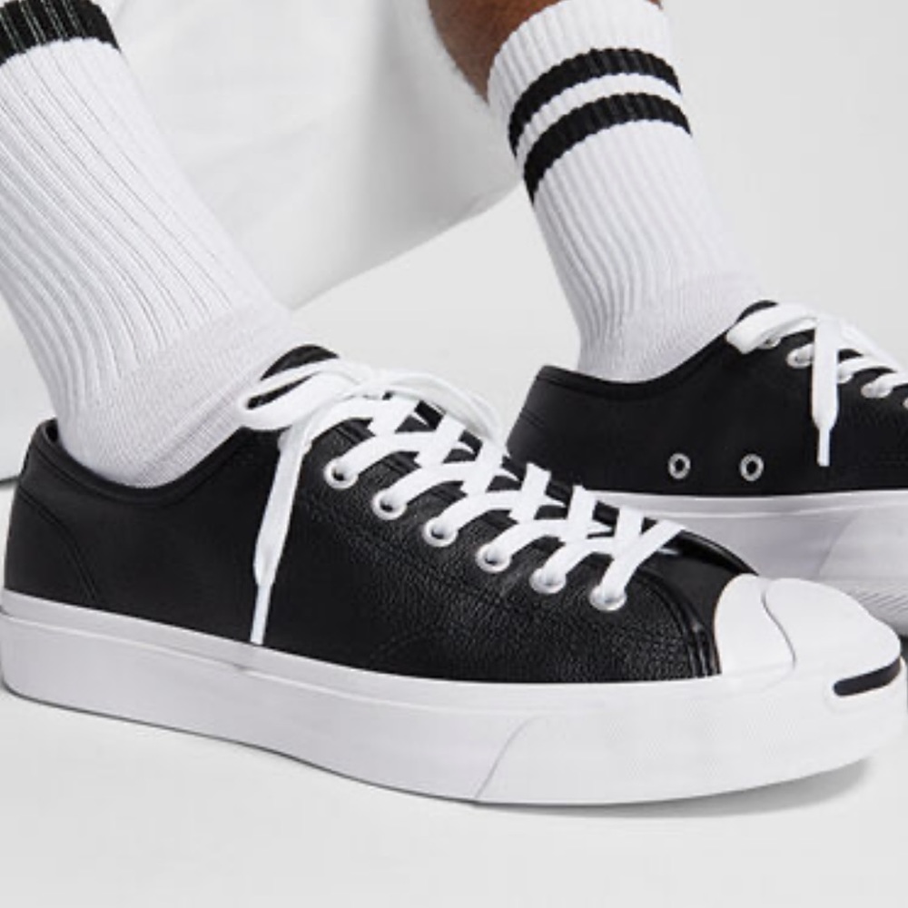 Converse Men’s Jack Purcell Leather Sneakers